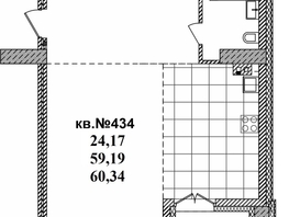 Продается Студия ЖК  Римский квартал, 2 очередь, 60.34  м², 11295585 рублей