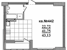 Продается Студия ЖК  Римский квартал, 2 очередь, 43.13  м², 9001524 рублей