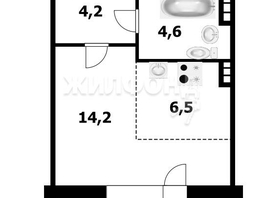 Продается 1-комнатная квартира Ипподромская ул, 29.5  м², 5500000 рублей