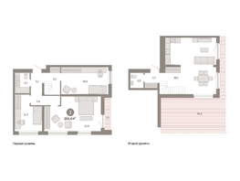 Продается 3-комнатная квартира ЖК Европейский берег, дом 49, 159.35  м², 21810000 рублей