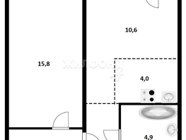 Продается 2-комнатная квартира Виктора Уса ул, 42.6  м², 3950000 рублей