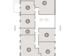 Продается 3-комнатная квартира ЖК Европейский берег, дом 44, 121.3  м², 16570000 рублей