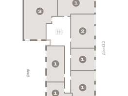 Продается 2-комнатная квартира ЖК Европейский берег, дом 44, 63.3  м², 10930000 рублей