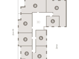 Продается 3-комнатная квартира ЖК Европейский берег, дом 49, 108.69  м², 17770000 рублей