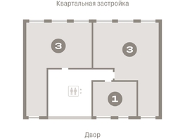 Продается 3-комнатная квартира ЖК Европейский берег, дом 49, 92.12  м², 14110000 рублей