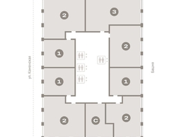 Продается 2-комнатная квартира ЖК Мылзавод, дом 9, 66.92  м², 12700000 рублей