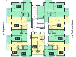 Продается 1-комнатная квартира ЖК Никольский парк, дом 4, 37  м², 7160000 рублей