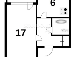 Продается 1-комнатная квартира Ударная ул, 30.5  м², 3199000 рублей