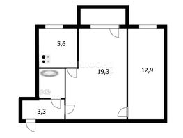 Продается 2-комнатная квартира Учительская ул, 44  м², 5300000 рублей