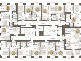 Продается 3-комнатная квартира ЖК Urban-peaks (Городские вершины), 56.74  м², 8025500 рублей