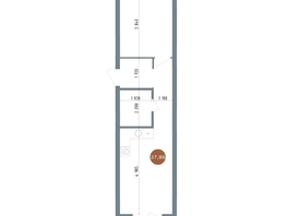 Продается 2-комнатная квартира ЖК 19/56 Кварталы Телецентра, сек 6, 37.88  м², 7880000 рублей