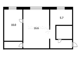 Продается 2-комнатная квартира ЖКО Аэропорта ул, 42.8  м², 3750000 рублей