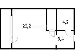 Продается Студия Петухова ул, 29.4  м², 3200000 рублей