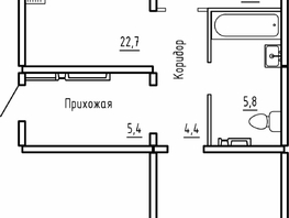 Продается 2-комнатная квартира ЖК Самоцветы, Бирюза дом 1, 73.1  м², 6500000 рублей