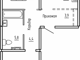 Продается 2-комнатная квартира ЖК Самоцветы, Бирюза дом 1, 65  м², 6000000 рублей