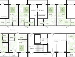 Продается 2-комнатная квартира ЖК Новый парк, II этап дом 2, 59.67 м², 5730800 рублей