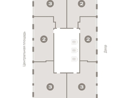 Продается 3-комнатная квартира ЖК Европейский берег, дом 45, 120.47  м², 15390000 рублей