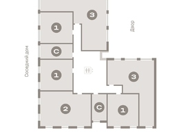 Продается 3-комнатная квартира ЖК Европейский берег, дом 45, 92.94 м², 12950000 рублей