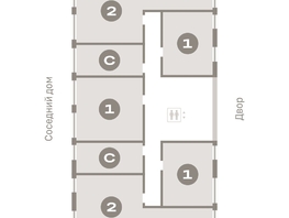 Продается 2-комнатная квартира ЖК Европейский берег, дом 45, 67.86 м², 10540000 рублей