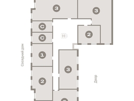 Продается 3-комнатная квартира ЖК Пшеница, 6.1, 87.16  м², 10970000 рублей