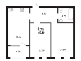 Продается 2-комнатная квартира ЖК ПАРК-квартал «Королёв», дом 3, 62.5  м², 9750000 рублей