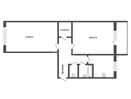 Продается 2-комнатная квартира 75-й гвардейской бригады, 47.1  м², 3999000 рублей