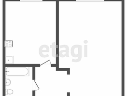 Продается 1-комнатная квартира Мельничная ул, 29  м², 2790000 рублей