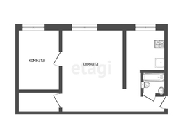 Продается 2-комнатная квартира Светлая ул, 44.8 м², 3600000 рублей
