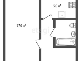 Продается 1-комнатная квартира Чередовая 6-я ул, 30  м², 2900000 рублей