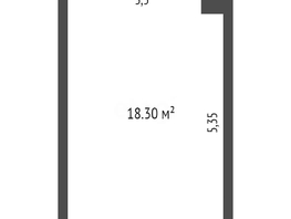Продается Студия Бородина ул, 13 м², 1500000 рублей