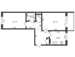 Продается 2-комнатная квартира Советская ул, 50.4 м², 1900000 рублей