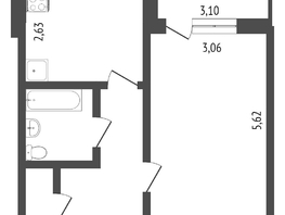 Продается 1-комнатная квартира Кирова ул, 37.5 м², 4300000 рублей