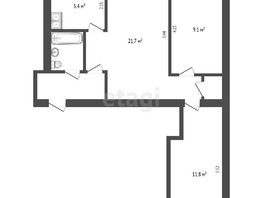 Продается 3-комнатная квартира Мира пр-кт, 56.2 м², 4099000 рублей