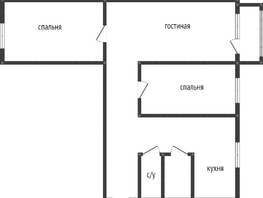 Продается 3-комнатная квартира Мира пр-кт, 58.1 м², 4200000 рублей
