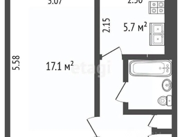Продается 1-комнатная квартира Линия 9-я ул, 31 м², 3500000 рублей