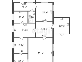Продается Дом 60 лет ссср, 108.9 м², участок 15 сот., 4000000 рублей