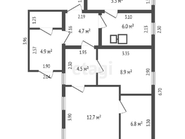 Продается Дом Ленинградская 5-я ул, 38.9  м², участок 5.2 сот., 2300000 рублей