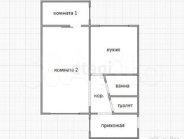 Продается 1-комнатная квартира Бульварная ул, 40.3  м², 3700000 рублей