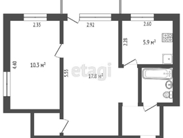 Продается 2-комнатная квартира Карла Маркса пр-кт, 41  м², 4100000 рублей