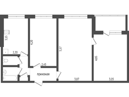 Продается 3-комнатная квартира Чехова ул, 58  м², 7500000 рублей