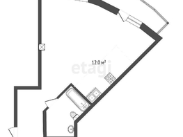 Продается Студия Ленинградская 1-я ул, 33.9  м², 3440000 рублей