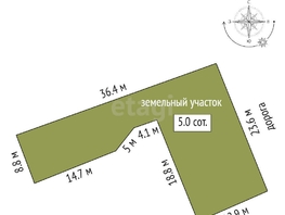 Продается Дом мичурина, 50  м², участок 6 сот., 1550000 рублей