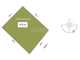 Продается Дом Сенная ул, 55.3  м², участок 26 сот., 2700000 рублей