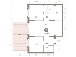 Продается 2-комнатная квартира ЖК Кварталы Драверта, дом 3, 83.01 м², 13620000 рублей
