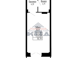 Продается 1-комнатная квартира ЖК Набережная Тухачевского-ул. Фрунзе, 31  м&sup2;, 6410000 рублей