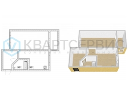 Продается 1-комнатная квартира Дмитриева ул, 40.9  м&sup2;, 4700000 рублей