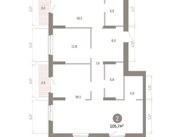 Продается 3-комнатная квартира ЖК Кварталы Драверта, дом 4, 105.51  м&sup2;, 15580000 рублей