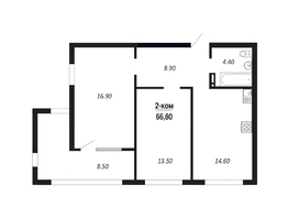 Продается 2-комнатная квартира ЖК ПАРК-квартал «Королёв», дом 3, 66.8  м&sup2;, 10020000 рублей