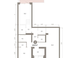 Продается 2-комнатная квартира ЖК Кварталы Драверта, дом 3, 108.95  м&sup2;, 16400000 рублей