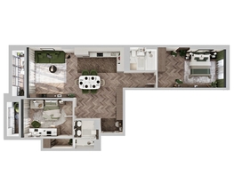 Продается 2-комнатная квартира ЖК Клубный дом на Пушкина, 94.17  м&sup2;, 20299910 рублей